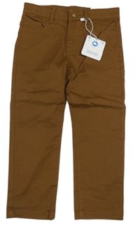 Nové - bronzové slim fit kalhoty mayoral
