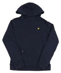 Tmavomodrá mikina s kapucňou Lyle&Scott