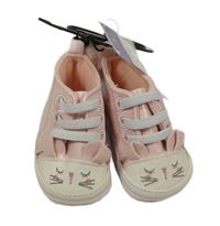 Nové - Světlerůžové lakované capáčky s čumákem Matalan 