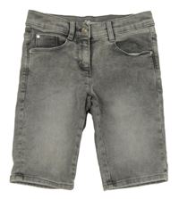 Šedé slim riflové kraťasy S. Oliver