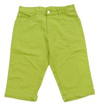 Zelené riflové kraťasy H&M