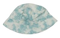 Modro-biely batikovaný klobúk F&F