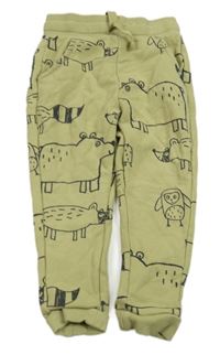 Béžové tepláky se zvířátky George 