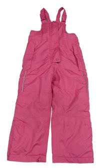 Růžové šusťákové laclové oteplovačky Pocopiano