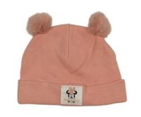 Světlerůžová pletená čepice s Minnií H&M