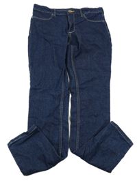 Tmavomodré skinny fit rifle H&M