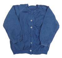 Tmavomodrý prepínaci sveter M&Co.