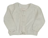 Biely prepínaci sveter s dirkovaným vzorom Primark