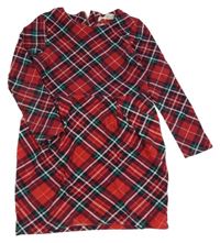 Červeno-farebné vzorované šaty H&M