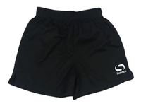 Čierne športové kraťasy s logom Sondico