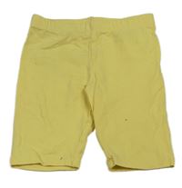 Žluté legínové kraťasy H&M