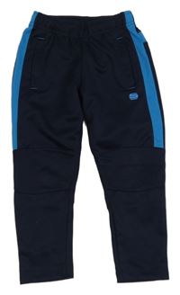 Tmavomodro-modré funkční sportovní tepláky MANGUUN