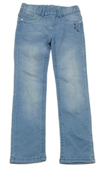 Světlemodré riflové džegíny se včelkami POCOPIANO