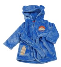 Modrý plyšový župan s medvídkem Paddington a kapucňou George