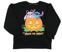 Černá mikina se Stitchem a Angelou a dýní PRIMARK