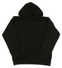 Čierna mikina s vreckom a kapucňou AWDis