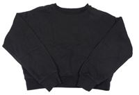 Čierna crop mikina H&M