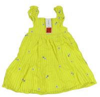 Žluté květované lehké šaty George