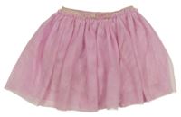 Ružová tylová sukňa C&A