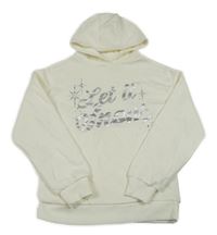 Smotanová mikina s nápisom a kapucňou Primark