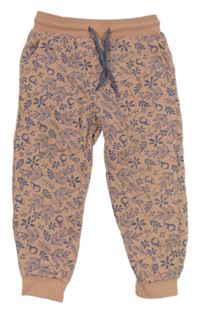 Staroružové tepláky s listami a hruškami Lupilu