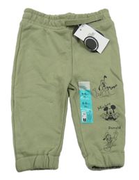 Nové - Khaki tepláky s Mickeym a přáteli Primark