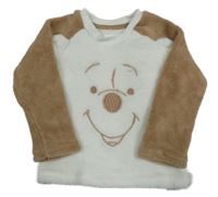 Smetanovo-hnedá chlpatá mikina s Púem Primark