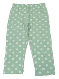 Zelené bodkovaná é capri legíny Topolino