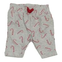 Sivé tepláky s vánočními obrázky Topomini