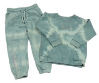 2 set - zelená batikovaná mikina + tepláky George
