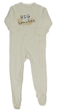 Smetanový overal s nápisem M&S