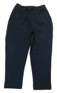 Tmavomodré teplákové kalhoty Only