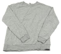 Sivá melírovaná mikina H&M