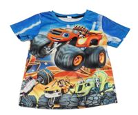 Modré tričko s truckem 