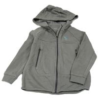 Sivá prepínaci mikina s kapucňou Nutmeg