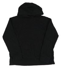 Čierna mikina s kapucňou