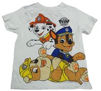 Biele tričko s Paw Patrol zn. Nickelodeon