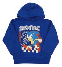 Tmavomodrá mikina se Sonicem a kapucí Primark