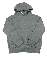 Sivá melírovaná mikina s kapucňou M&S