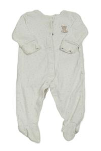 Biely overal s hviezdami a medvedíkom zn. Next