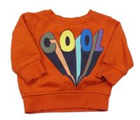 Červená mikina s nápisem Next