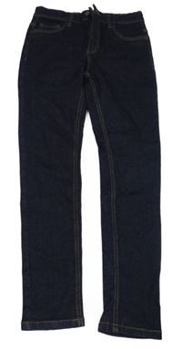 Tmavomodré skinny rifle River Island