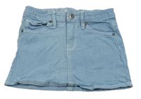 Svetlomodrá rifľová sukňa H&M