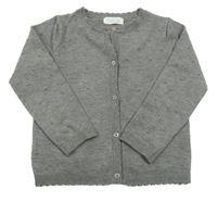 Sivý prepínaci sveter s 3D bodky Primark