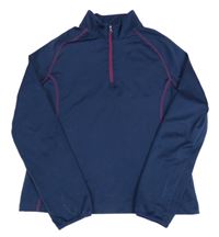 Tmavomodrá funkčná thermo mikina Crane