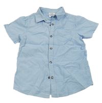 Světlemodro-biela kockovaná košeľa Topolino