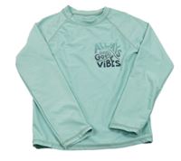 Světlemodré UV triko s nápisem Vertbaudet