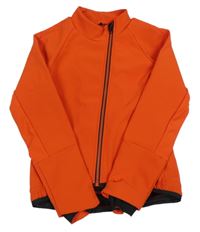 Červená softshellová funkční bunda Decathlon