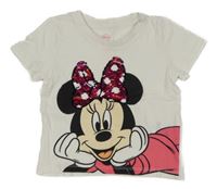 Bílé tričko s Minnie C&A
