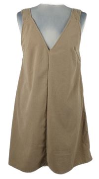 Dámske béžové vzorované šaty Shein